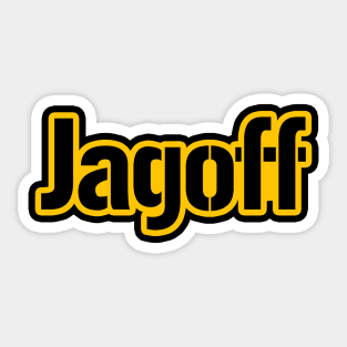 Pittsburgh Yinzer Fan - Jagoff Sticker